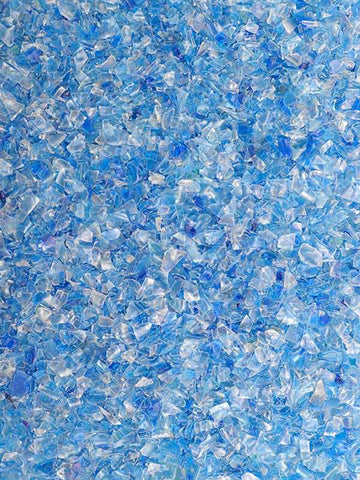PET Flake Bleu