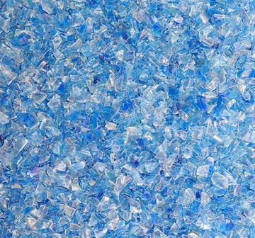 PET Flake Bleu