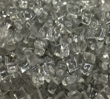 Granulés de PET recyclé transparents